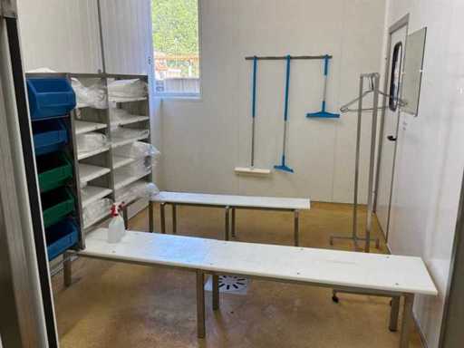 Steriele ingang kleedkamer set