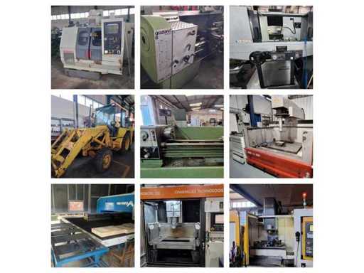 CNC press brake, milling, grinding machines, lathes