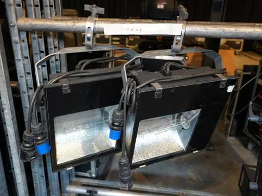 PHILIPS – FLUTLICHT – ASYMMETRISCHES HQI 400 TS (SET VON 2 PCS)