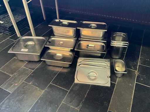 Gn bakken met deksels (12x)