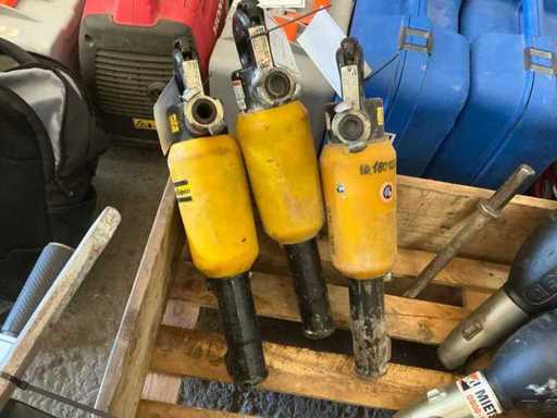 ATLAS COPCO TEX 10 PSKL Pneumatic Demolition Hammer (3x)