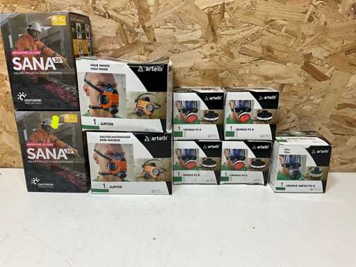 Atelli Centurion Gehörschutz, Masken und Filter (9x)