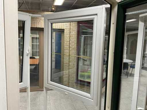 Plastikowe okno obrotowe/pochylane