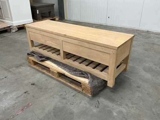 Dębowe meble telewizyjne 48x150x45,5cm