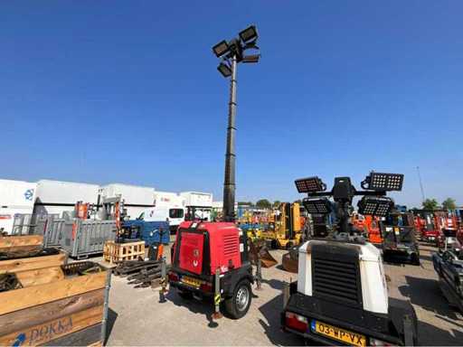 2017 Generac Mobile Products VB9 V20 LED Light Pole Generator Trailer