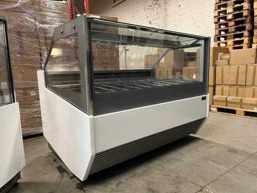 SEVEL - Smyrna New 18 G - gablota na lody z gabułką Scoop, 18 tacek na lody