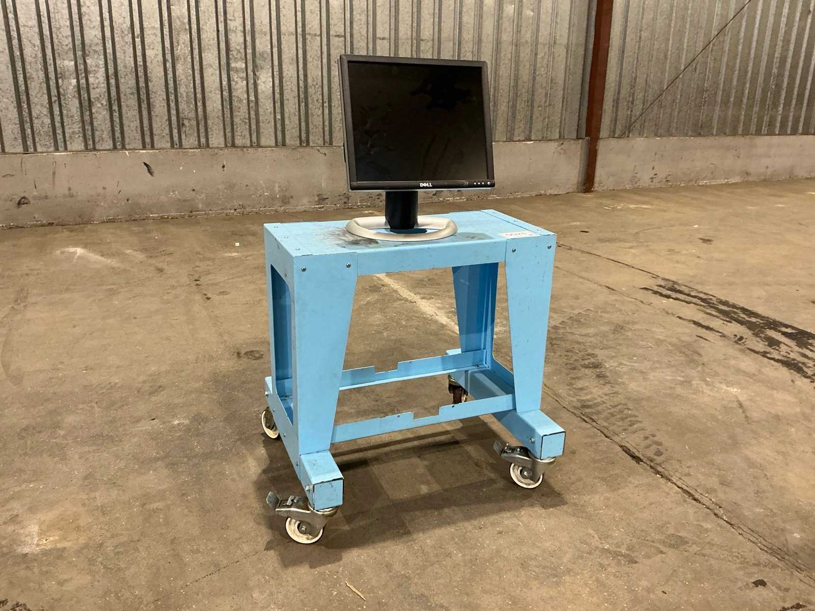 Transport trolley with screen