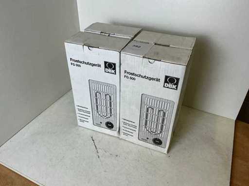 DBK FG 500 frost protection heaters (4x)