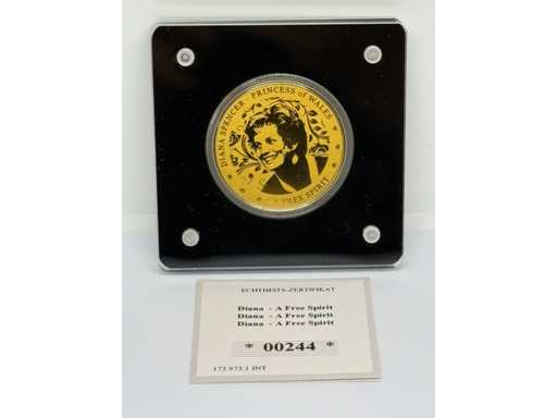1/200 oz 999 Fijn Goud Diana - Een Vrije Geest