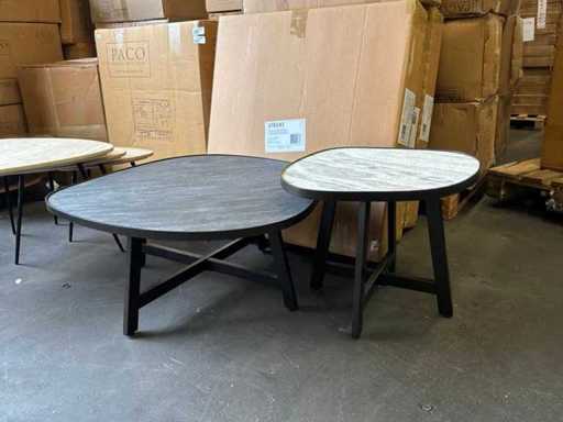 Slate Coffee Table Set mit 2