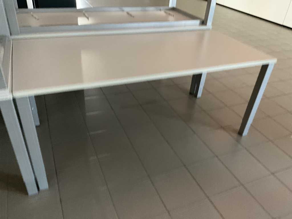table de bureau BENJO avec cloison