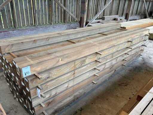 Wooden beams 3100x120x120mm (44x)