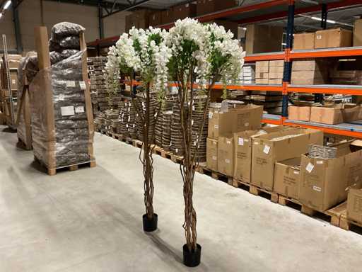 Albero artificiale di glicine (2x)