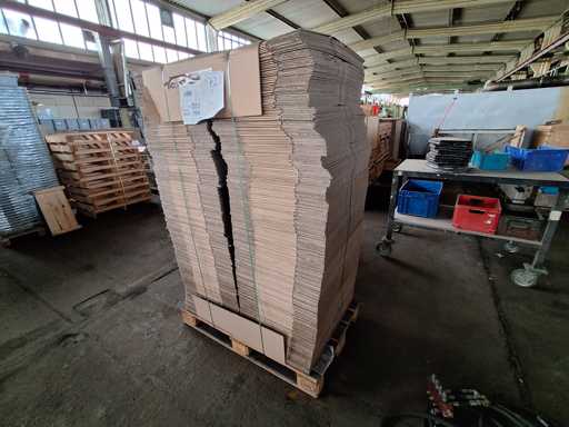   Pallet cardboard boxes