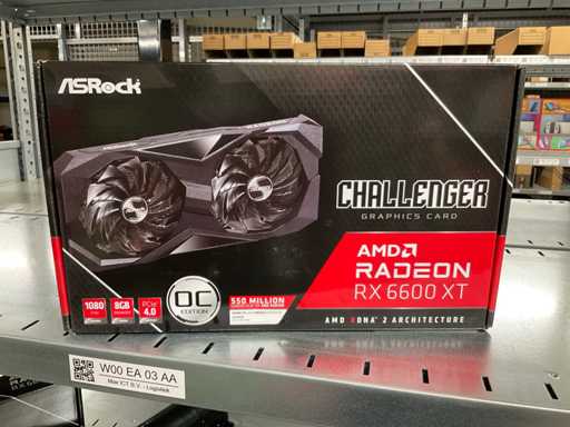 ASRock AMD Radeon RX6600XT Videokaart