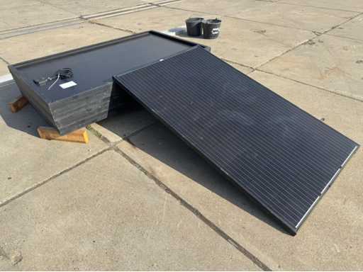 TrinaSolar-Solarpanel mit Montageschienen (9x)