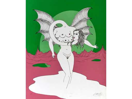 Felix Labisse - lithograph 