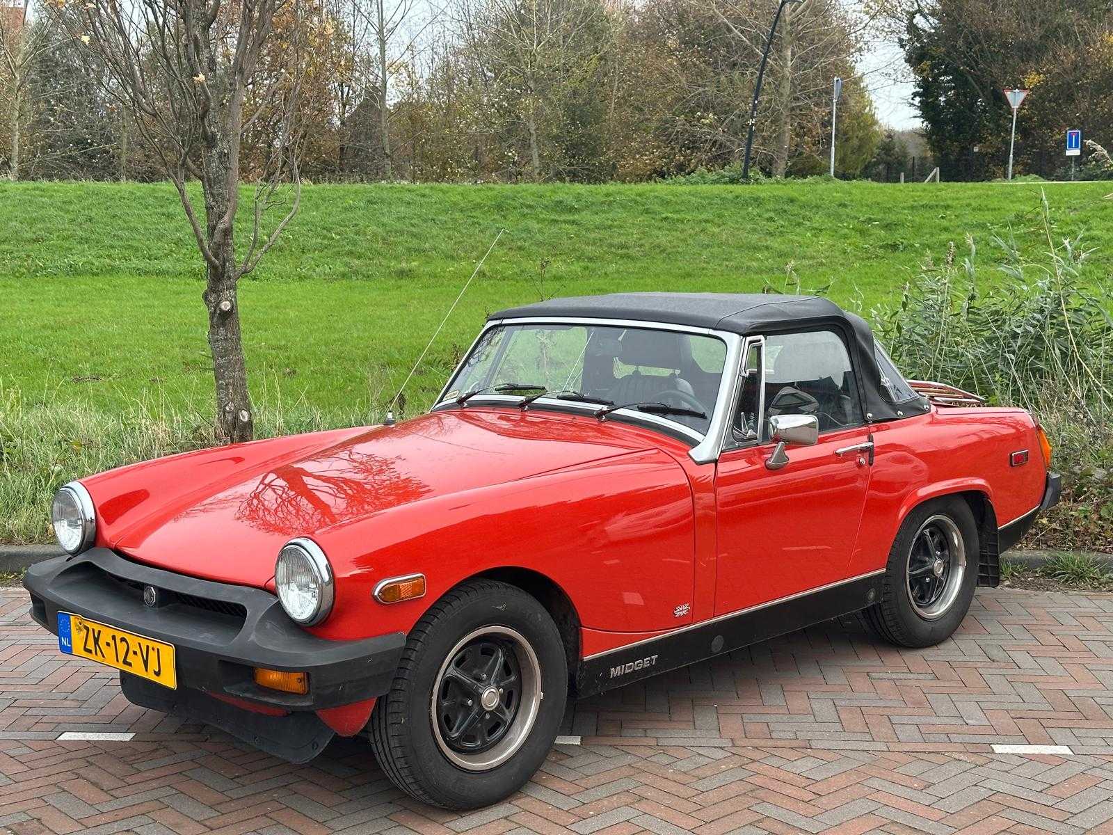 MG Midget typu B 1.8 Roadster z 1978 r., ZK-12-VJ