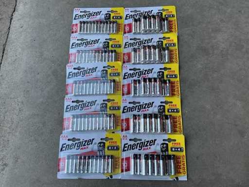 Energizer AAA-LR03 + AA-LR6 bateria alkaliczna 1,5 V (120x)