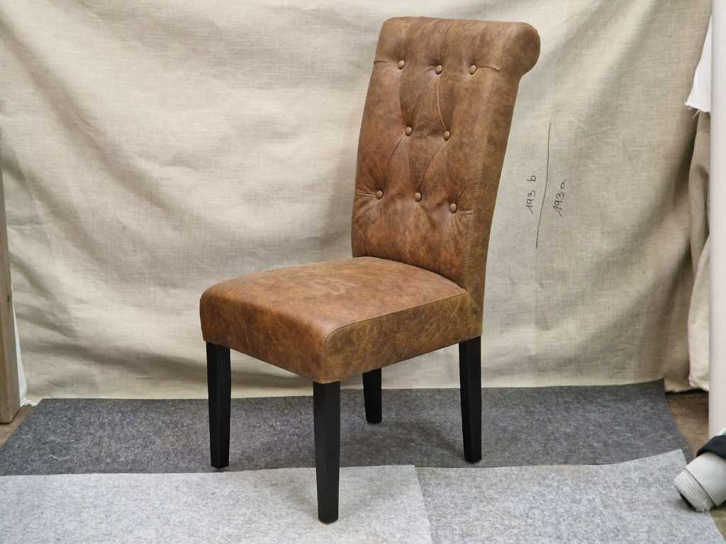 PR Interiors - Bergamo King Chair Braun - Esszimmerstuhl