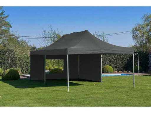 4x8m Party Tent - Aluminum - Anthracite - VOUWTENT.EU