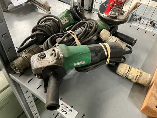 Hitachi 110 V Angle grinder (3x)