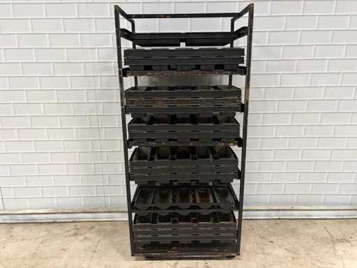 Hein-Stoneroll - 7 delige RVS Ovenwagen