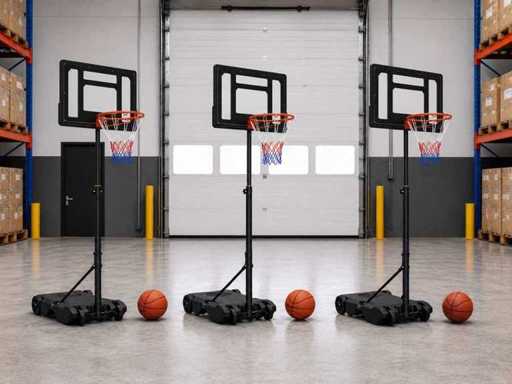 Basketball Hoop with Backboard (3x)