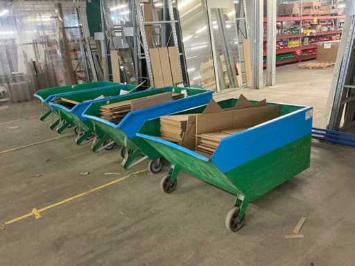 HAYER - HKBD 758/01 - Conteneurs de ferraille Lot Mobile (4x)