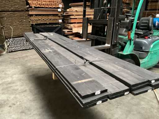 Douglas tuinplank zwart gespoten - 300x20x2 cm (11x)