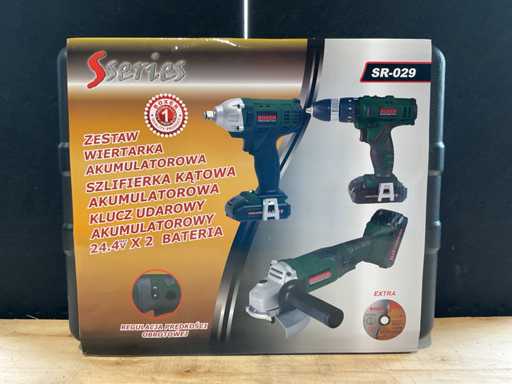 2025 Boxer SR-029 Zestaw narz?dzi akumulatorowych