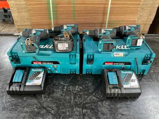 2024 Makita DDF484/DHP484 Screwdriver (4x)
