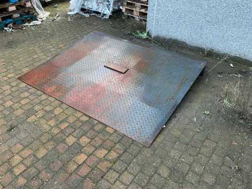 Container oprijplaat