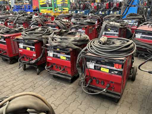 LINCOLN ELECTRIC IDEALARC CV400-I 3 industrial welders with wire feeder
