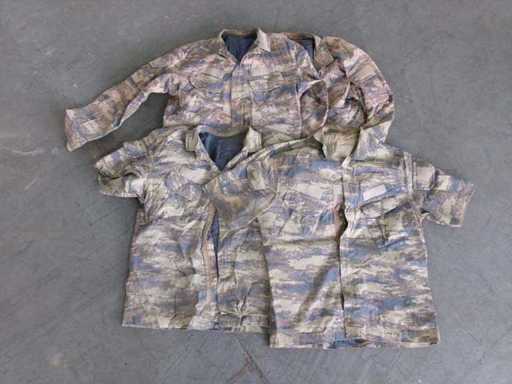 Türk. Veldblouse, M2018, luchtmacht, gebruikt, RV defect (R8) (31x)