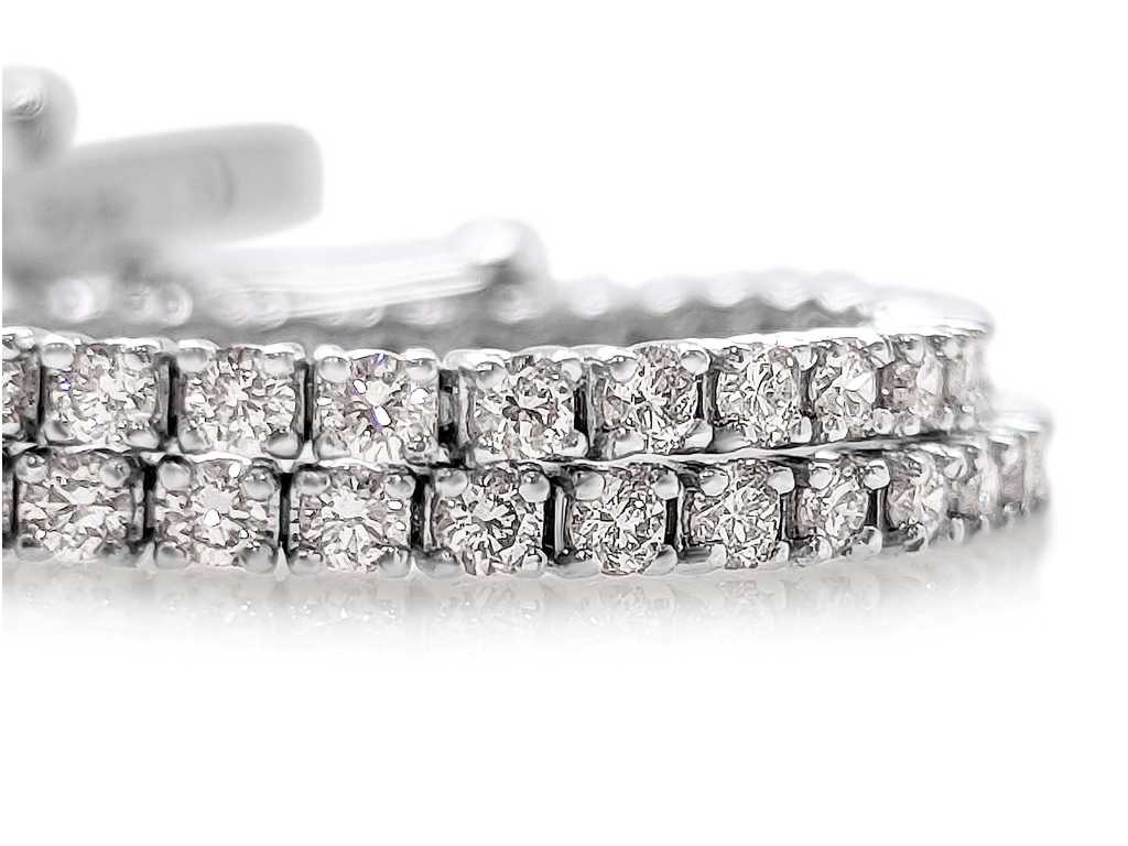 Bracelet de luxe en diamant rose naturel très rare de 2,35 carats