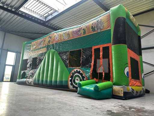 Bus du château gonflable