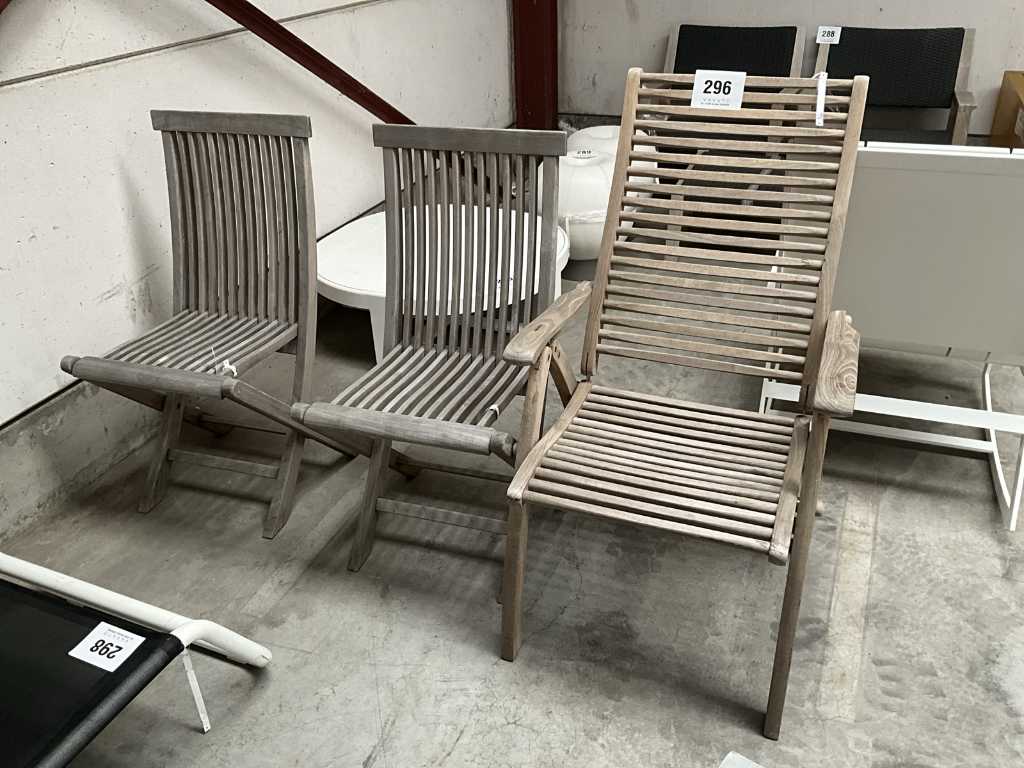 3 different terrace chairs BERGAFORM