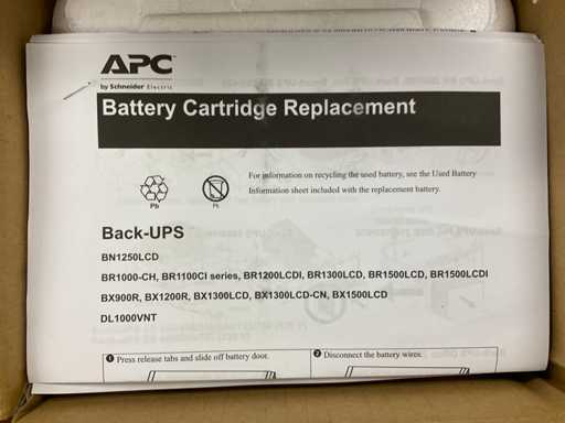 APC Da Schneider Batteria per sistema UPS