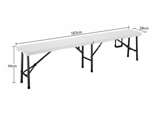 Bănci pentru evenimente mobile (18x)