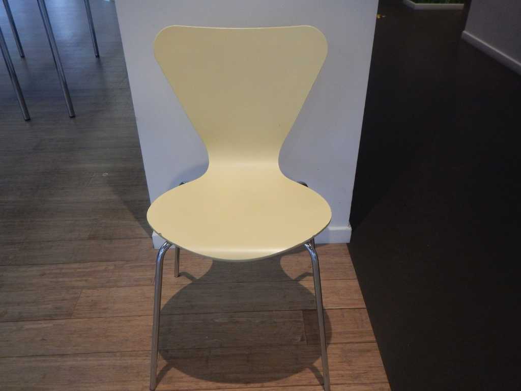 8 st. kantinestoel Mathias (Made in Italy)