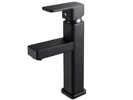 Robinet de lavabo Mawialux noir mat