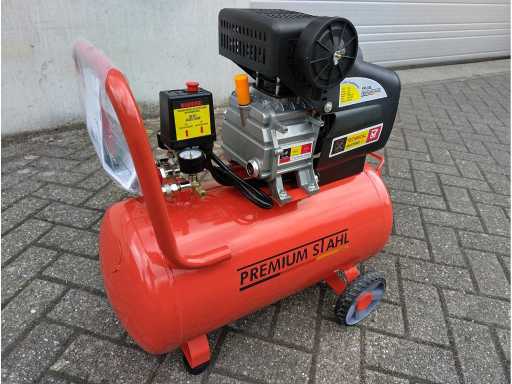 Premium Stahl - 2024 - 50 liter oil-lubricated compressor