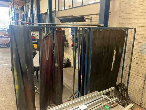 Mobile welding screen (5x)