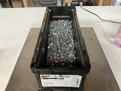 Würth 8.34kg Self-locking nut M8 in stackable box