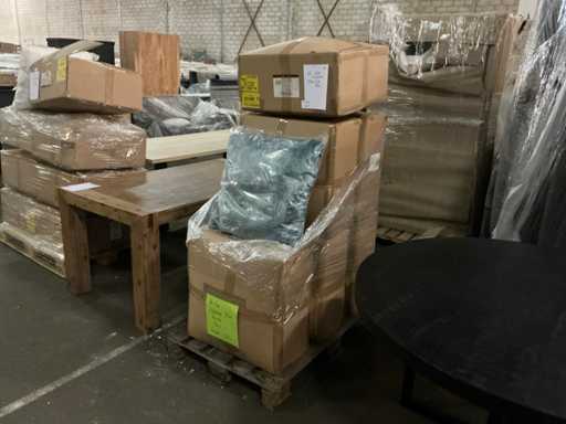 Coussin décoratif Brinker Fox Pelage bleu 60x60cm (36x)