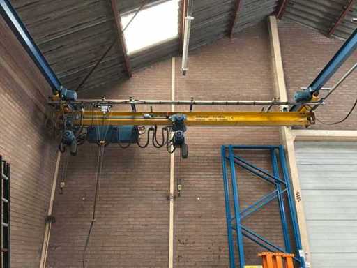 1997 Van der Berg / Demag Elde + DBUN 2-250 Grue suspendue à poutre simple