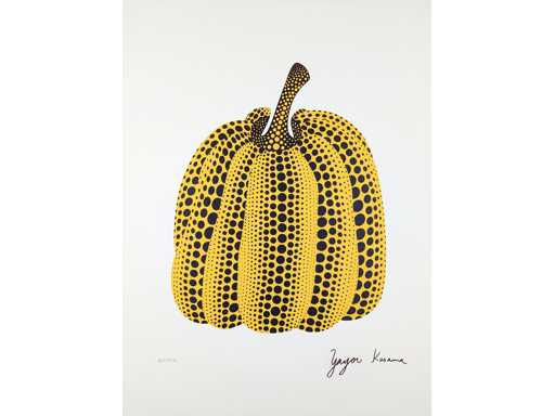 Yayoi Kusama - Pompoen Geel (2006)