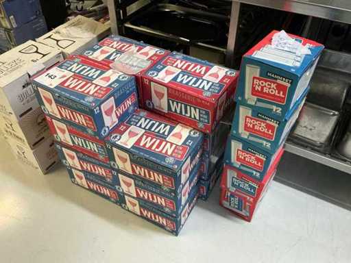 Wine glass and soft drink glass (240x)