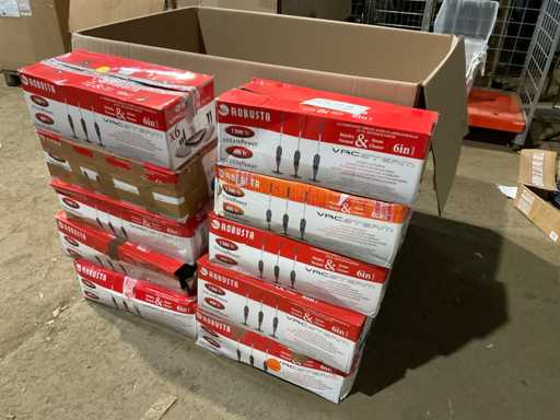 Robusta vacsteam steelstofzuiger & stoomreiniger (10x)